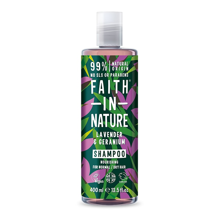 Faith in Nature Σαμπουάν με Άρωμα Λεβάντα 400ml